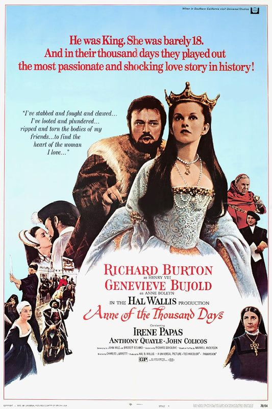 Anne of the Thousand Days 1969 ‧ Thriller/Drama ‧ 2h 25m
