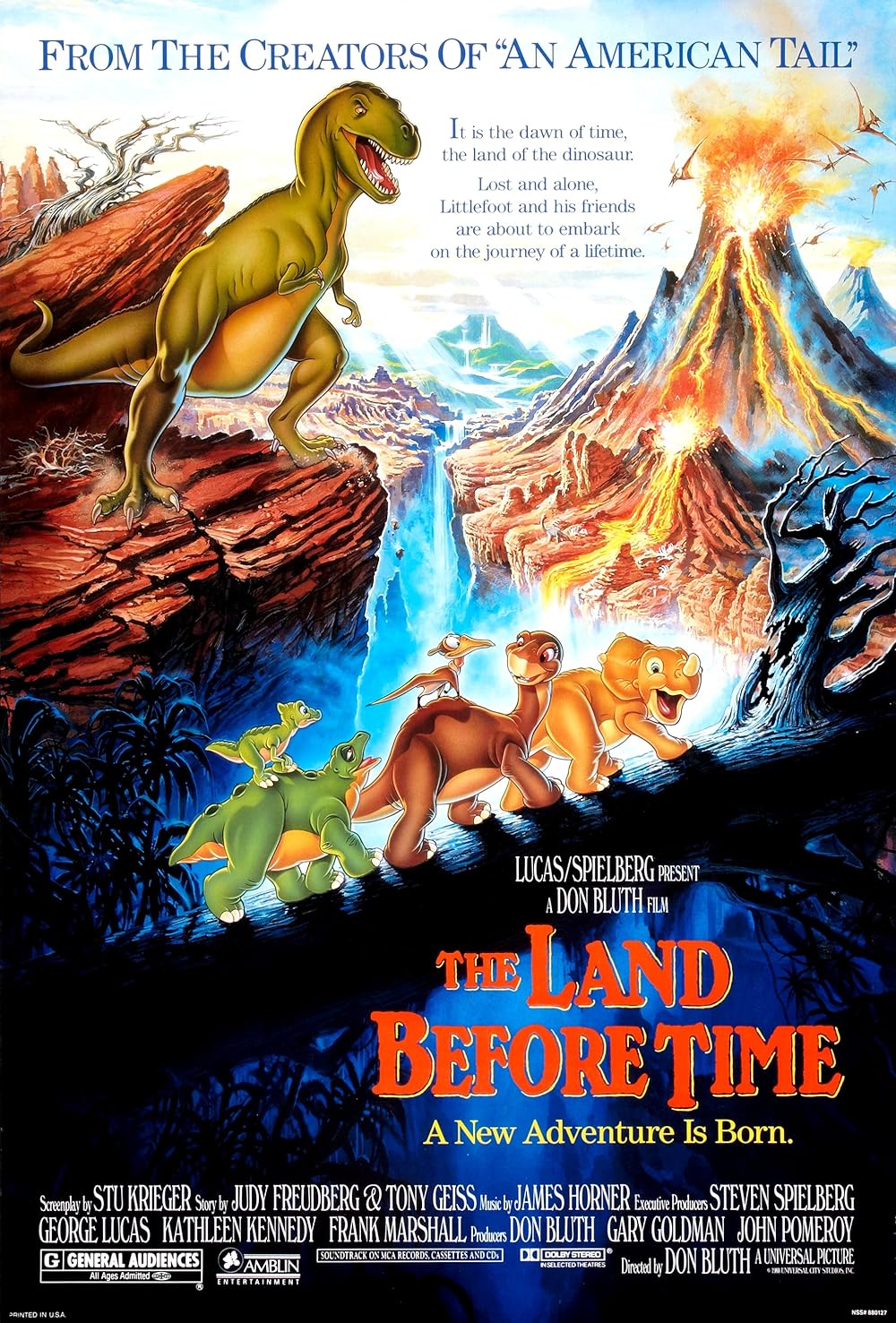 The Land Before Time 1988 ‧ Family/Adventure ‧ 1h 9m