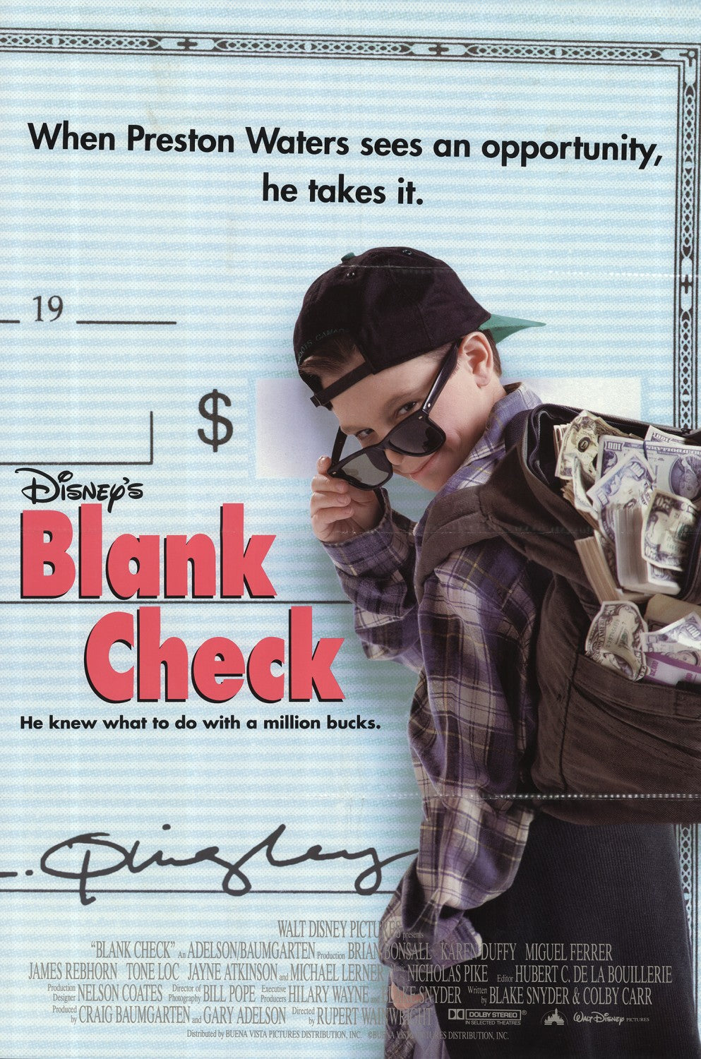 Blank Check 1994 ‧ Family/Comedy ‧ 1h 35m