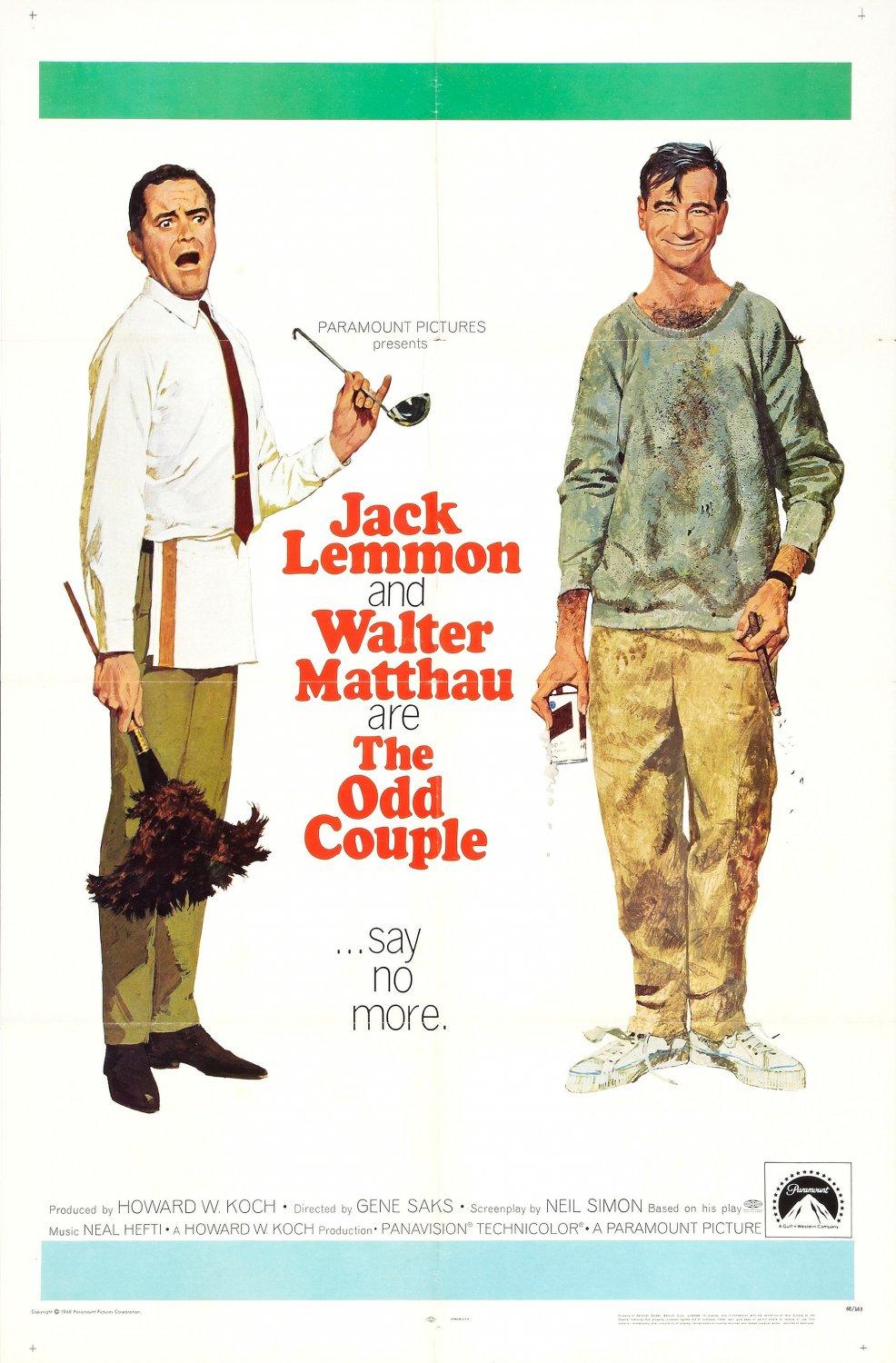 The Odd Couple 1968 ‧ Comedy/Drama ‧ 1h 45m