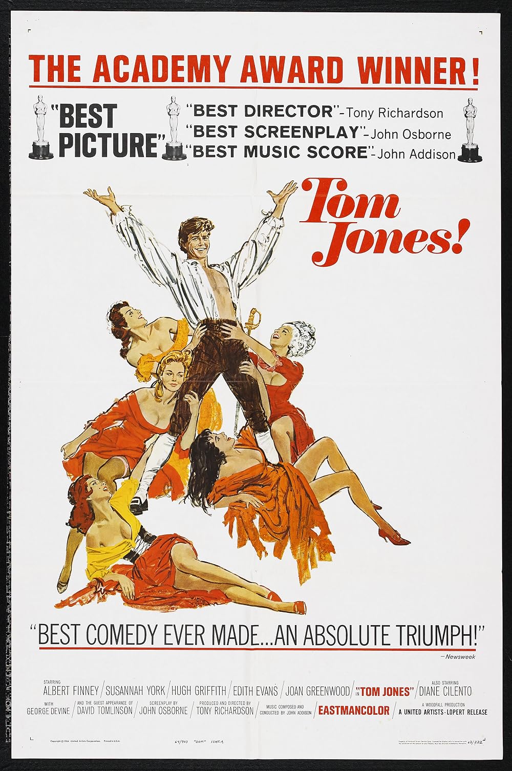 Tom Jones 1963 ‧ Comedy/Adventure ‧ 2h 8m