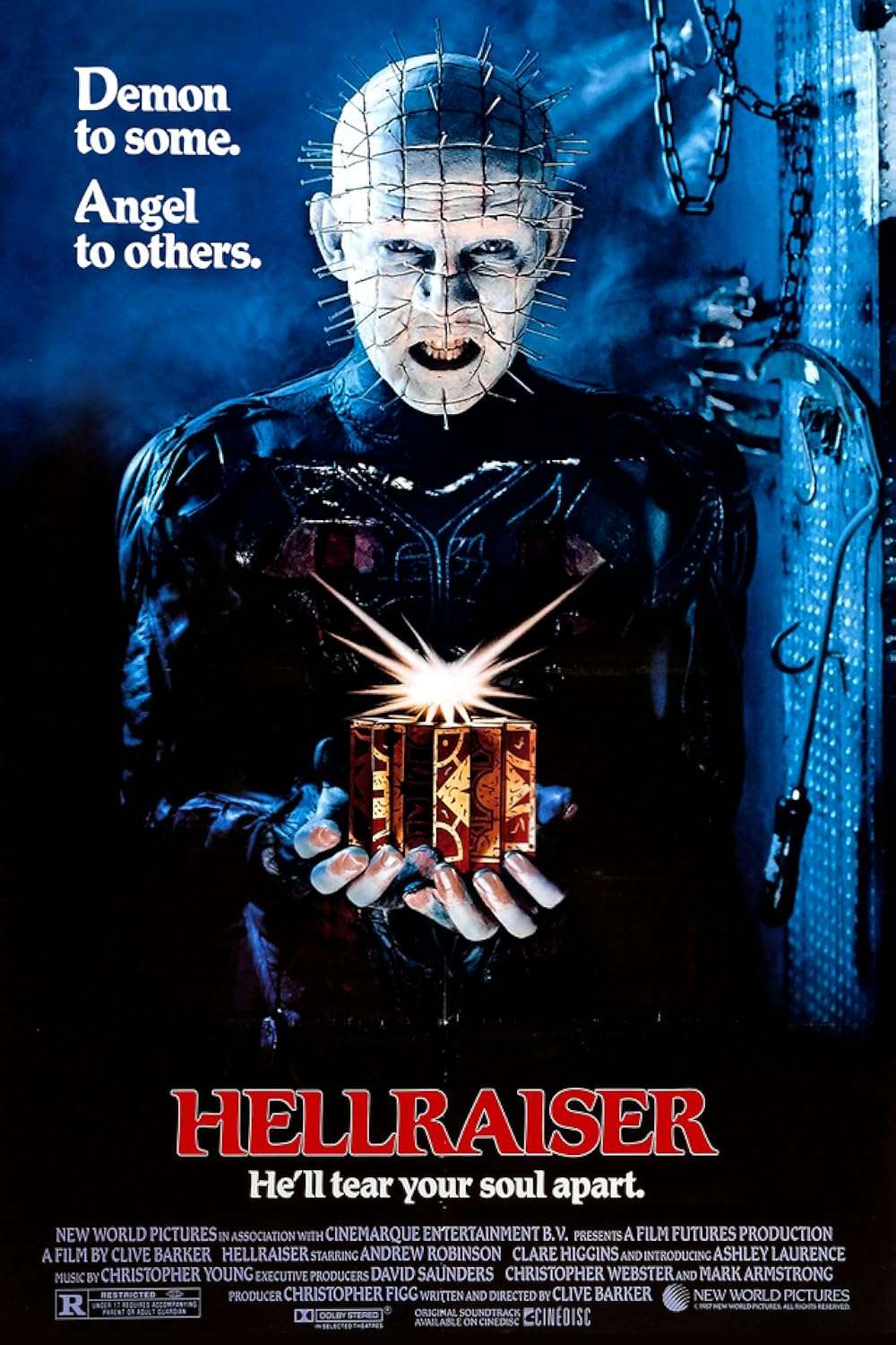 Hellraiser 1987 ‧ Horror/Fantasy ‧ 1h 34m