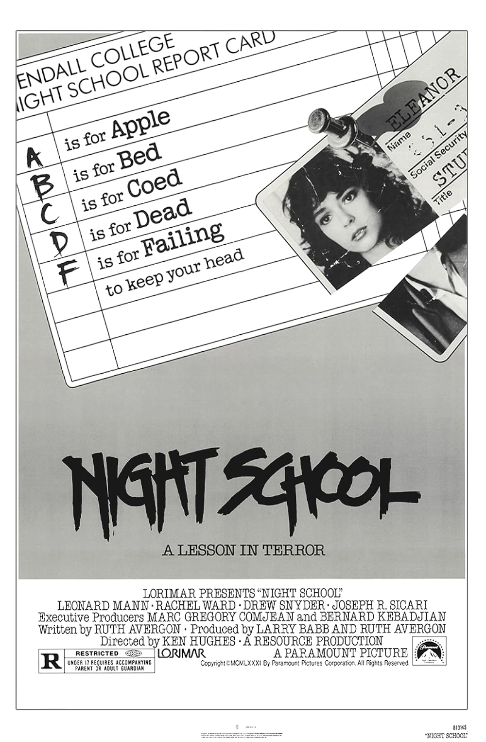 Night School 1981 ‧ Horror/Mystery ‧ 1h 28m