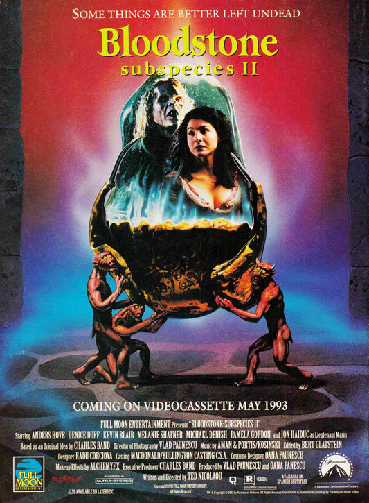 Bloodstone: Subspecies II 1993 ‧ Horror/Cult film ‧ 1h 47m