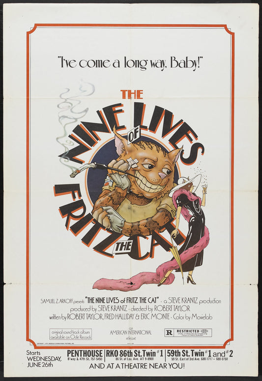 The Nine Lives of Fritz the Cat 1974 ‧ Comedy/Animation ‧ 1h 19m