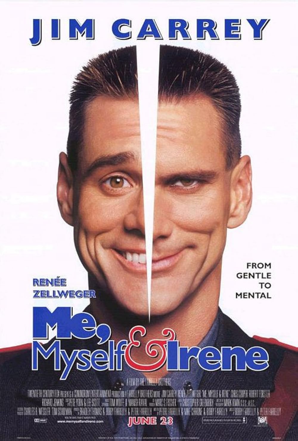 Me, Myself & Irene 2000 ‧ Comedy/Romance ‧ 1h 56m