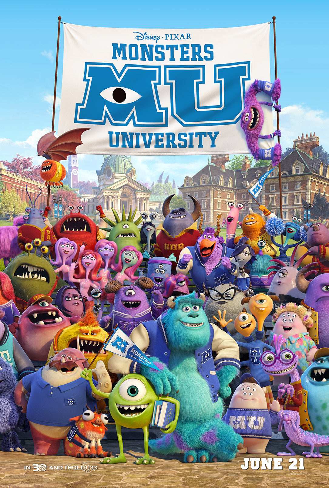 Monsters University 2013 ‧ Family/Comedy ‧ 1h 44m