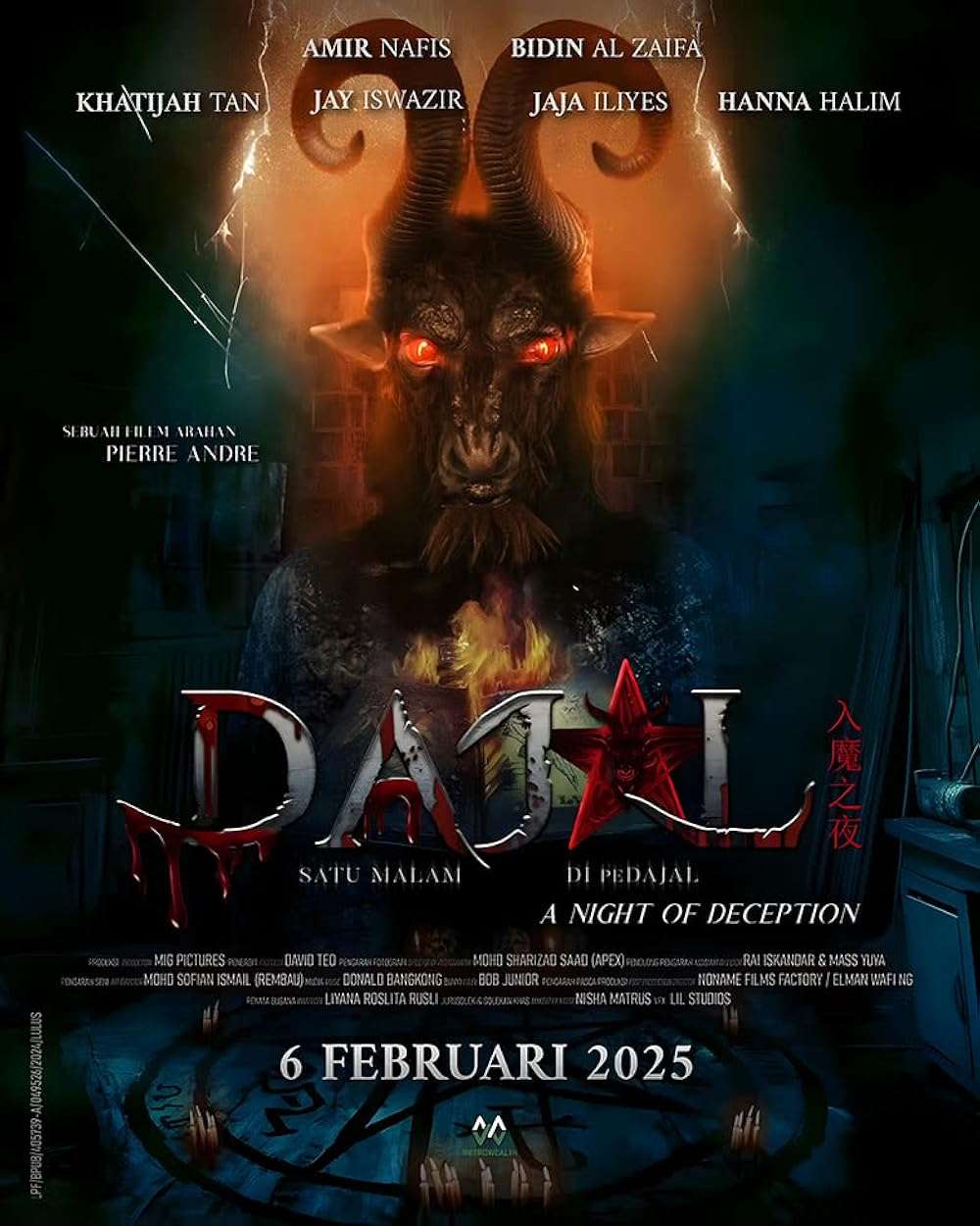 Night of Deception Original title: Dajal: Satu Malam Dipedajal 2025 1h 35m
