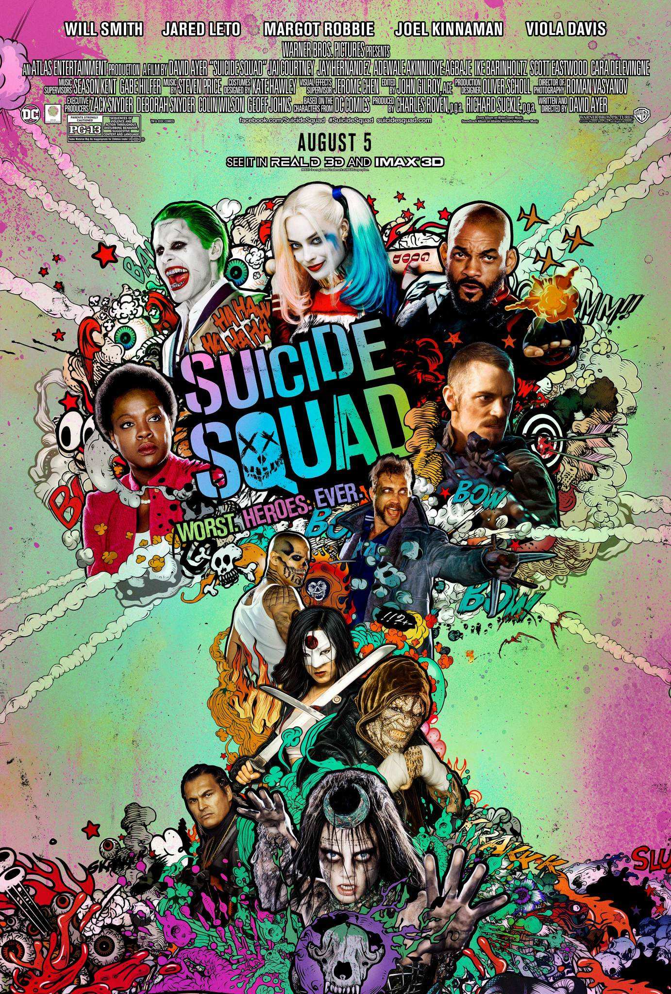 Suicide Squad 2016 ‧ Action/Fantasy ‧ 2h 10m